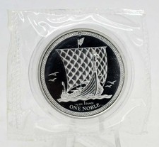 1 Oz Silber 999 Isle of Man One Noble 2018 in Kapsel Lagerräumung