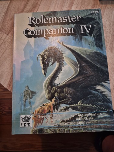Rolemaster companion - companion, iv