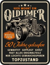 50.Geburtstag-Schild Oldtimer