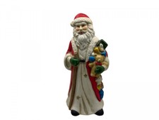 Spieluhr Figur Porzellan Weihnachtsmann 26 cm Top Zustand  