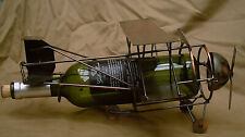WEINFLASCHENHALTER FLUGZEUG DOPPELDECKER FLASCHENHALTER