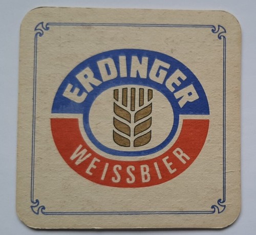 Alter bierdeckel erdinger - alter,