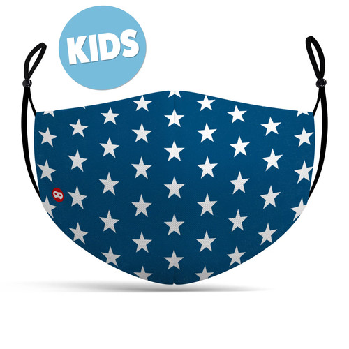 Stoffmaske für kinder sterne - stoffmaske,