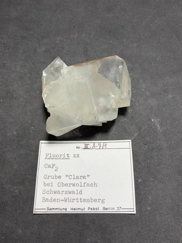 Fluorit grube clara - fluorit,,