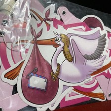 Banner Klapperstorch Girlande