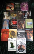 ? 17 x Fantasy-Romane: 3 x gebunden, 14 x Taschenbuch, [273] siehe Liste