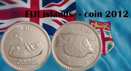 Fiji islands cent münze - 5,