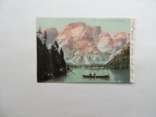 Postkarte „Pragser Wildsee mit Seekofel um 1910“
