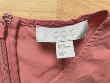COS Sommerkleid Gr.34 Aprikose Damen elegant