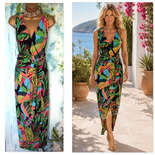 Roman tropical floral wrap - floral,