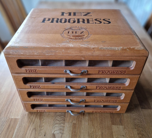Mez progress nähgarn - nähgarn, holz