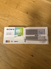Sony XDR-S41D DAB/DAB+ FM Digitalradio Grau tragbar Radiowecker OVP neu