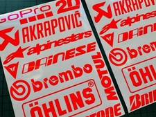 Aufkleberset Race Sponsoren