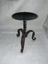 Großer , massiver Kerzenständer aus Schmiedeeisen - Vintage   ca. 20  / 15 cm