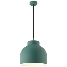 Brilliant Decken Pendel Hänge Leuchte Lampe SVEN Metall türkis 32x37 cm