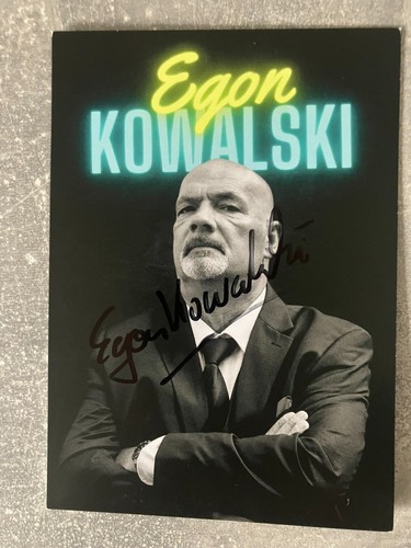 Egon kowalski autogramm - kowalski,