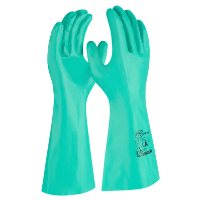 12x paar gummihandschuhe grün - gummihandschuhe,