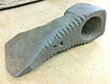 Riesiger Antik Selten Alte Rostiger Groß Größe Handgefertigt Tribal Axtkopf