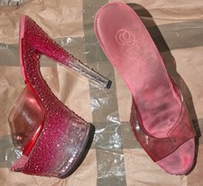 Pleaser glitzer plexi high - glitzer,