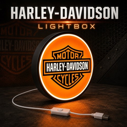 Harley davidson led - led, lightbox