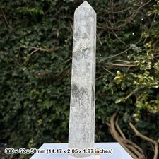 14" Riesiger Quarz Bergkristall Spitzenturm - Riesiger klarer Quarz Energiegenerator