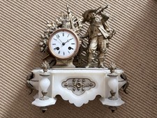 Antike französische Kaminuhr