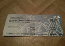 Used Sammler Ticket FC Zürich Damen vs FC Bayern München Champions League Women 