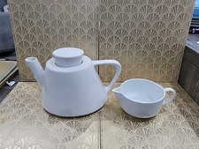 IKEA RETRO TEE / KAFFEEKANNE GLASIERTE KERAMIK / STEINZEUG UND MILCHKANNE