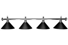 Billard Billardlampe Lampe Leuchte BLACKLIGHT 4 - flammig schwarz Ø 35cm 