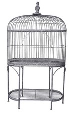 Vogelvoliere Vogelkäfig Eisen Voliere Vogelhaus Antik Gartendeko Dekokäfig 173cm