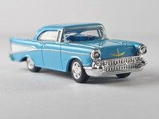 Pat Mor / Herpa Chevrolet Bel Air '57 Sport Coupé blau 1:87