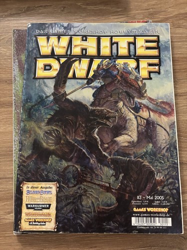 Warhammer white dwarf heft - white,