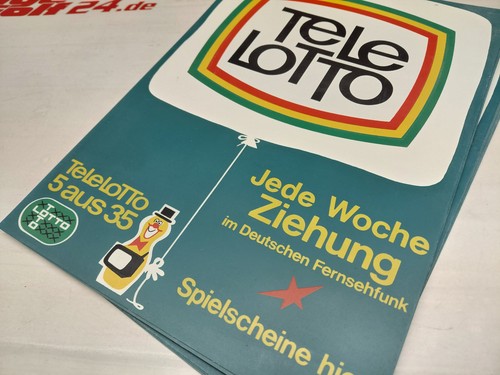 Ddr tele lotto werbeschild - ddr,