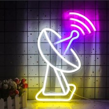 Neon led space - neon, satelliten