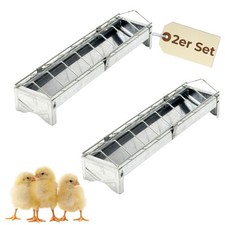 2er Set Futterspender Hühner