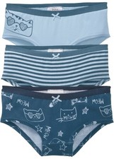 Mädchen-Panty Dreierpack Gr. 176/182 Kinder-Unterwäsche Slips Höschen Neu