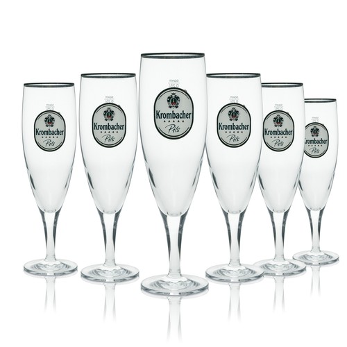 Krombacher bier glas 25l - 6x,