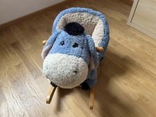 Schaukeltier | Schaukelpferd Esel Kinder Schaukel mit Sicherheitsgurt