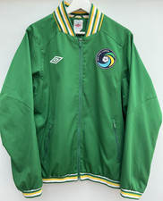 New York Cosmos Fußball Jacke Umbro Grün Full Zip Top Retro Herren Medium M