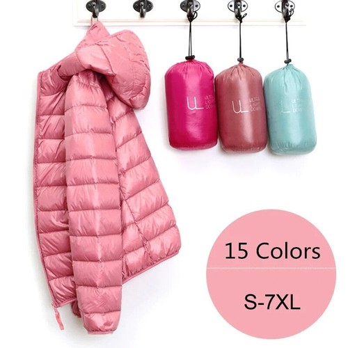 Ultraleichte daunenjacke mit - ultraleichte,