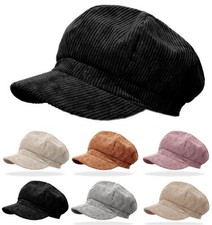 Damen Schirmmütze Cord Mütze