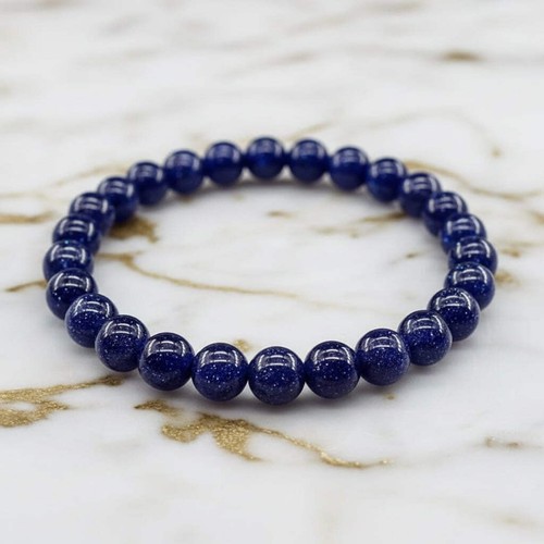 Blaufluss kugelarmband 8mm - kugelarmband,