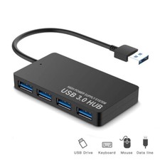 USB Hub Verteiler 4x Port  3.0 Super Speed Daten Adapter für Notebook Laptop PC