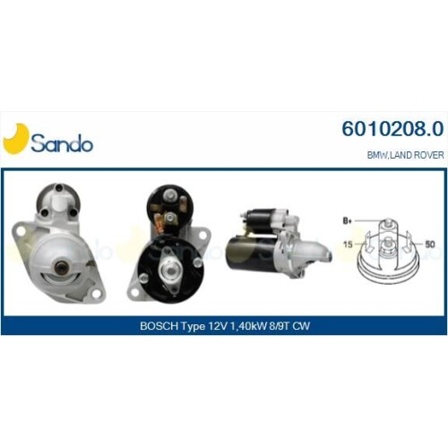 Starter sando 6010208 für - sando, 6010208.0