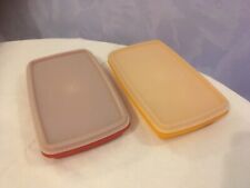 2er Set Tupperware Behälter A 16 Vesperle, Frühstücksdose, Vintage