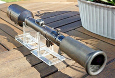 SCHARFSCHÜTZEN ZIELFERNROHR HELIOS 7x R. FUESS STEGLITZ-BERLIN + SONNENSCHUTZ 100% ORIGINAL WW1