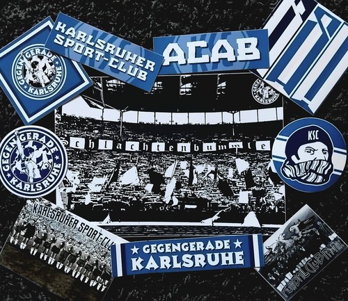 Karlsruher sticker 10er - sticker,