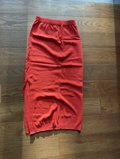 *D. EXTERIOR* Wollrock 1,2 * getragen - Gr. S in KNALLrot mit Kaschmir