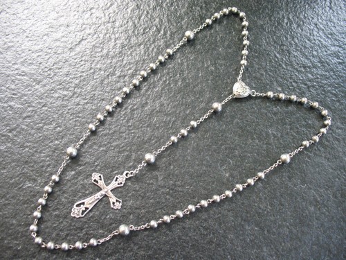 Rosenkranz silber 800 - rosenkranz,