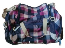 Satch Sporttasche Kinder Mehrfarbig Kariert Freizeit Sport Bag